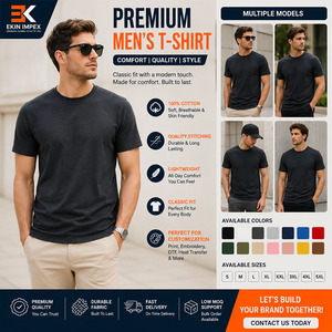 T-shirt pour homme en coton 95% et élasthanne 5% (180g) avec logo personnalisé, taille américaine, imprimé, uni, grande taille, t-shirt graphique, t-shirt surdimensionné pour homme - Product Image 6