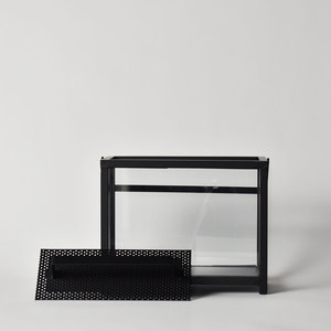 Élégant Porte-Bougie en Verre et Métal Noir, Vase de Table pour la Décoration de la Maison et des Événements - Product Image 2