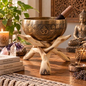 Support d'exposition en bois en gros, support de sculpture en bois naturel, support d'exposition en bois artisanal, décoration rustique en bois pour la maison - Product Image 6