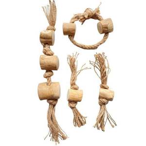 Jouet à mâcher en bois durable et écologique pour chiots et chiens adultes, produit pour animaux de compagnie naturel et promotionnel pour chiens - Product Image 1