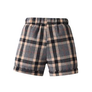 Vente en gros OEM Short en coton à carreaux pour garçons Vêtements d'été décontractés pour enfants à carreaux à taille élastique pour tout-petits Usine de vêtements confortables - Product Image 3