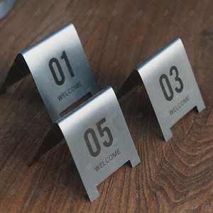Premium Metal Place <b>Card</b> Holders <b>Table</b> Number Stands for Banquet and Events - Product Image 4