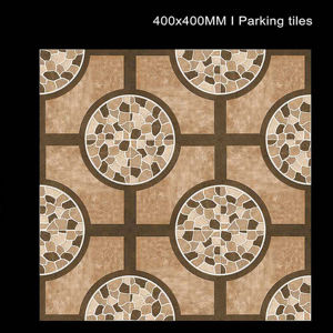 กระเบื้องเซรามิกเคลือบด้านคุณภาพสูงสำหรับปูพื้นภายนอกอาคาร ขนาด 40x40 ซม. 400x400 มม. เหมาะสำหรับทางเดินรถและพื้นที่จอดรถ - Product Image 1