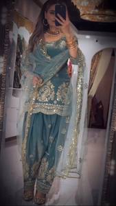 Launching New Designer Party Wear Look <b>Top</b> With Farshi Salwar Suit - Product Image 2