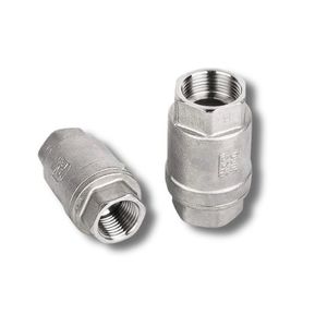 Échantillon GRATUIT - Vanne de retenue verticale à extrémité filetée 2 pièces, taille 1/2'' pour eau/huile, -20°C~200°C - Product Image 6