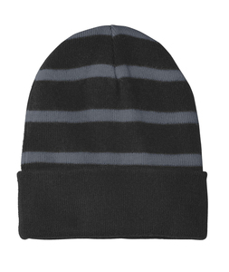 Custom Striped Cuffed Knit Beanie Premium Acrylic <b>Winter</b> <b>Cap</b> OEM ODM Private Label Headwear Manufacturer - Product Image 2