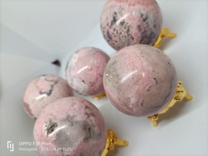 Wholesale Natural high Quality Peruvian Rhodochrosite <b>crystal</b> <b>ball</b> <b>crystal</b> sphere wholesale natural stone for healing home decor - Product Image 4