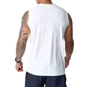Custom Men Lightweight Sleeveless Training Shirt Wholesale OEM ODM Gym Quick Dry Tank Athletic Workout Top Manufacturer - Product Image 2