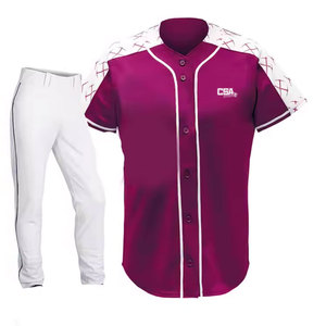 Uniforme de baseball léger pour hommes, coupe confortable, tissu respirant, tenue de jeu pour sports d'équipe - Product Image 5