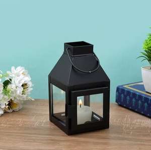 Mini Linterna Metálica Premium, Linterna Colgante Tipo T para Decoración de Hogar, Jardín, Bodas y Navidad, para Uso en Interiores y Exteriores - Product Image 5