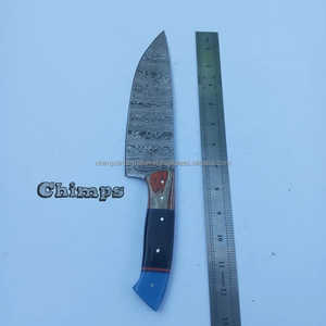 Superior <b>Sharp</b> Stainless Steel Chef <b>Knife</b> Handmade Black Blue Resin Handle Eco-Friendly Custom Brand Hot Selling Kitchen Tool - Product Image 3