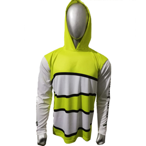 Sweat à capuche de pêche pour la pêche en bord de mer UPF50 Imprimé Imperméable Coupe-vent Respirant 100% - Product Image 4