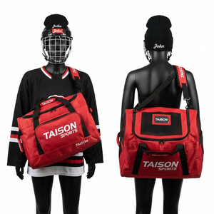 TAISON SPORTS TS-SP-0302 Bolsa de Almacenamiento para Cañas de Pescar, 600D Oxford PU 300 GSM Premium, 30-40L, Gris Azul Marino, Diseño de Paneles - Product Image 1