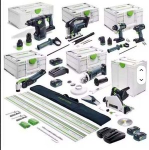Nuevo Kit Combinado Festool de 18 V y 5 Piezas, Sin Escobillas, 2 Baterías de 5.2 Ah, Ultimate Builders - Product Image 1