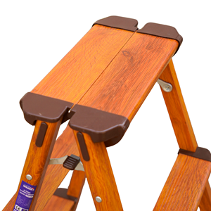 VAL Double-Sided Aluminum 2*3 Telescopic <b>Step</b> Ladder NVLD-04 150kg Load Capacity 75cm Open Height Modern Design <b>Foldable</b> Easy 1 - Product Image 3