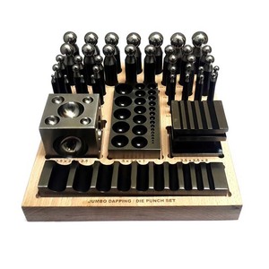 High Quality SUNTOOLS/STIPL Model 294D Cupola <b>Punch</b> Dapping <b>Punch</b> <b>Set</b> of 40 Stand Wooden Dies Jewelry Making Tool Punjab - Product Image 2