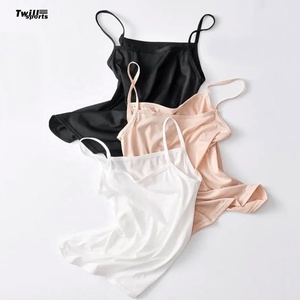 Servicio OEM, Camisola Personalizada para Mujer, 3 Colores Sólidos, Tela Ligera de Uso Regular, Estilo Sujetador sin Tirantes, 100% Fibra de Bambú - Product Image 2