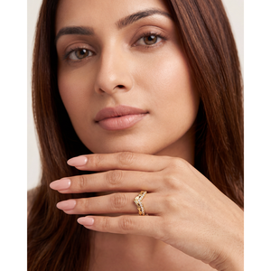 Indian Ethnic Anti-Tarnish Stainless Steel Ring-Casual Style Eleanor - Product Image 1