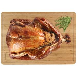 Tabla de cortar artesanal de madera maciza premium con acabado fino, construcción duradera, ideal para carne, verduras y frutas. - Product Image 5