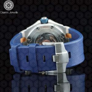 Reloj de Lujo Charm Jewells para Hombre, de Acero Inoxidable, Esfera de 40 mm, Correa de 20 mm, Movimiento Mecánico, Resistente al Agua 10 Bar, Fecha Automática - Product Image 6