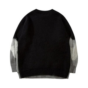 Pull tricoté personnalisable imprimé dessin animé tendance pour homme, manches longues, coupe classique, idéal pour l'automne - Product Image 4