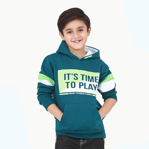 ELIVEERA ENTERPRISES Sudadera con Capucha Casual para Niños y Bebés, Forro Grueso de Algodón y Felpa, Sudadera de Verano Cálida, Logotipo Personalizado OEM ODM - Product Image 1