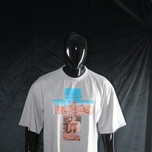 T-shirts en toile unie à manches courtes double couche pour hommes, personnalisés en usine, 380 grammes, URBAN PRODUCTIONS - Product Image 2
