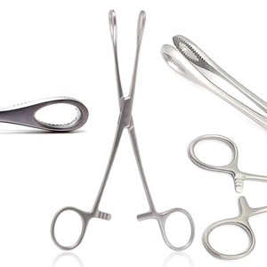 Pinces à éponges chirurgicales en acier inoxydable, collection premium, réutilisables, pinces à éponges médicales - Product Image 4