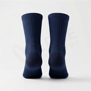 Chaussettes pour hommes, couleur unie, tricotées, design à 5 doigts, usage quotidien, style classique - Product Image 2