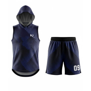 Ensemble complet d'uniformes de flag football haut de gamme – Maillot et short en polyester respirant, léger, à séchage rapide, coupe confortable, couleurs d'équipe - Product Image 1