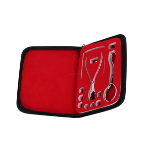 Juego de perforadores de dique de goma dental de acero inoxidable, instrumentos con certificación CE ISO, proveedor mayorista - Product Image 5