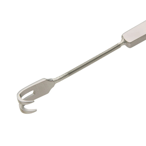 Râteau à rouleaux rétractable à double dents, tranchant, 6 mm x 7 mm, 160 mm, instrument chirurgical de précision - Product Image 4
