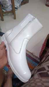 Botas de Vestir de Cuero para Hombre, Estilo Chelsea, con Punta, Cierre de Cremallera, Impermeables, Antideslizantes, Ligeras, Cómodas y Duraderas - Product Image 2