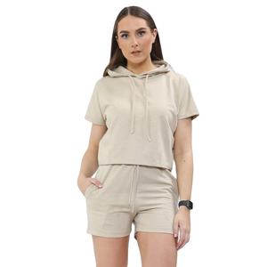 Women <b>Tie</b> <b>Dye</b> Tracksuit Lightweight Cotton Two Piece <b>Set</b> Hooded Top and Shorts Comfortable Leisurewear Outfit - Product Image 1
