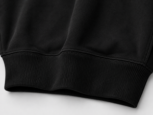 Sweat à capuche en coton 270 g/m², coupe oversize, style cropped et boxy, haute qualité, personnalisable avec fermeture éclair et strass, hiver, unisexe - Product Image 5