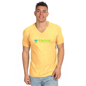Camiseta de Manga Corta con Cuello en V para Hombre, Algodón Suave, Estilo Casual para Uso Diario, Bordado Personalizado, Proveedor de Ropa al por Mayor - Product Image 1