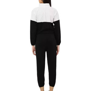 Ensemble 2 pièces de survêtement pour femme, rose brillant, avec lettres brodées, coupe slim et pantalon de survêtement droit, style streetwear - Product Image 3