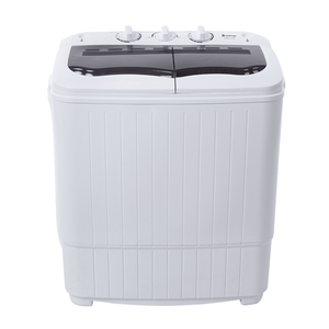 Mini lavatrice con copertura grigia automatica - Product Image 2