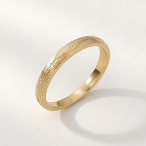 แหวนเพชรทองคำแท้ 14K ชุบโรเดียม ดีไซน์หรูหรา แรงบันดาลใจจากภูเขา ของขวัญแต่งงานสำหรับผู้หญิง เครื่องประดับคุณภาพสูงที่ยั่งยืน ผู้ผลิต OEM - Product Image 4