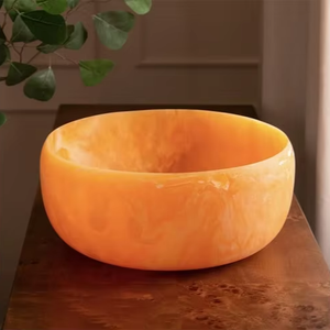 Elegantes y Lujosas Tazones para Servir Hechas a Mano de Resina Resistente al Calor, Tazón para Ensalada, Diseño Decorativo y Funcional - Product Image 1