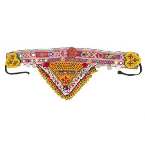 Vintage Belt Belly Dance Bead Afghani Traditional Waist Belt Kuchi Tribal BB091A <b>Old</b> Banjara Real Vintage Handmade Beaded Belts - Product Image 1
