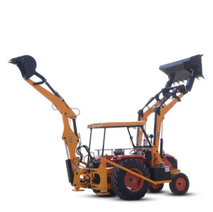 Tracteur de chargeur frontal robuste 45HP à moteur Mitsubishi à haut rendement avec boîte de vitesses et pompe 4WD pour l'agriculture et la construction - Product Image 3