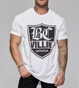 เสื้อยืดคอตตอนหนา 260GSM พิมพ์ลายขายส่งสำหรับผู้ชาย ระบายอากาศได้ดี กันยับ รับทำโลโก้ตามสั่ง แขนสั้น รับผลิตแบบ OEM - Product Image 5