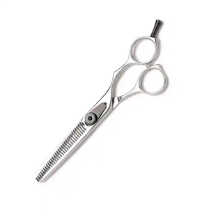 Ciseaux de barbier professionnels faits à la main en acier inoxydable légers pour salon de coiffure, ciseaux à effiler à lame tranchante - Product Image 3