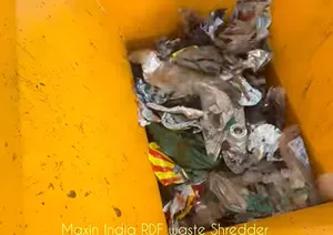 Broyeur de déchets mixtes avec capacité de broyage de 500 kg/h pour applications de déchets RDF/MSW, machines de broyage du plastique - Product Image 4