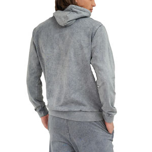 Custom Logo Winter <b>Men</b> Hooded Tracksuit Acid Wash Sweat Suit Hot Sale Latest - Product Image 6