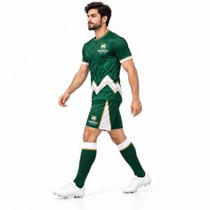 Conjunto de Camiseta de Fútbol Unisex con Pantalones Cortos a Juego, Transpirable, Ecológico, con Nombre de Equipo Personalizado, Uniforme de Fútbol de Secado Rápido para Deportes de Equipo - Product Image 4