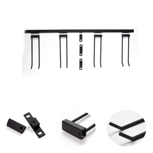 Support mural pour outils en métal robuste ODONG, organisateur de rangement pour garage et jardin, style industriel avec revêtement en poudre - Product Image 4