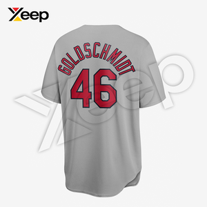 Camiseta de Béisbol Personalizada XEEP XC-BBU-20 para Hombre, Adulto, Poliéster Transpirable, Manga Corta, Ajuste Atlético, para Entrenamiento y Juego - Product Image 2