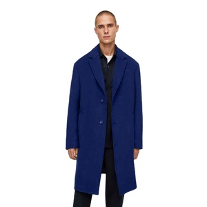 Manteau pour homme en laine 100% de style italien de luxe, sur mesure, vêtement d'extérieur d'hiver imperméable, respectueux de l'environnement, coupe ajustée, doublure en laine - Product Image 3